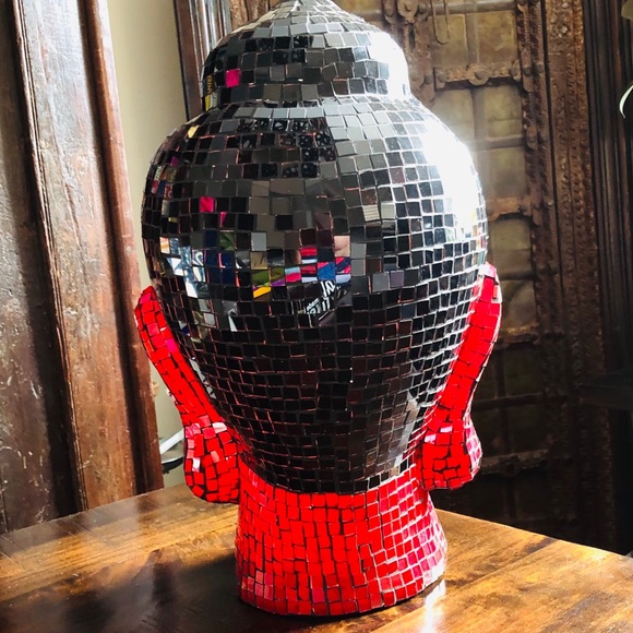 New Hand Made Mosaic Buddha Lamp From Bali ♥️ - Picture 5 of 16